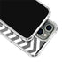 Silver Chevron iPhone 13 Pro Max Clear Case